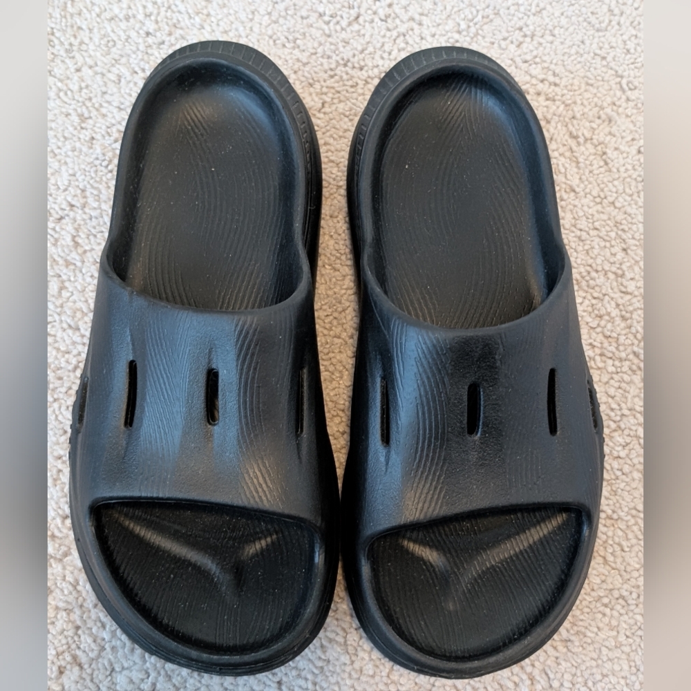 Hoka Ora Recovery Slide 3 Black Men’s Size 7 Women's Size 9 Unisex Comfort - Picture 2 of 12